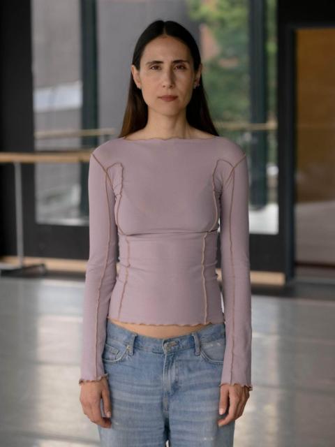 Omato Long Sleeve Tee - Fine Organic Cotton Rib