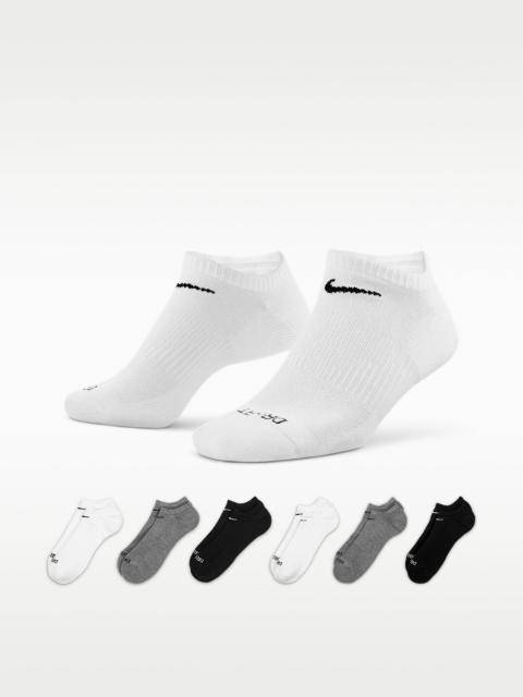 Nike Everyday Plus Cushioned Training No-Show Socks (6 Pairs)
