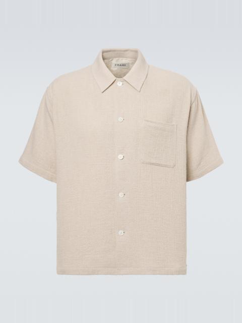 Cotton-blend shirt
