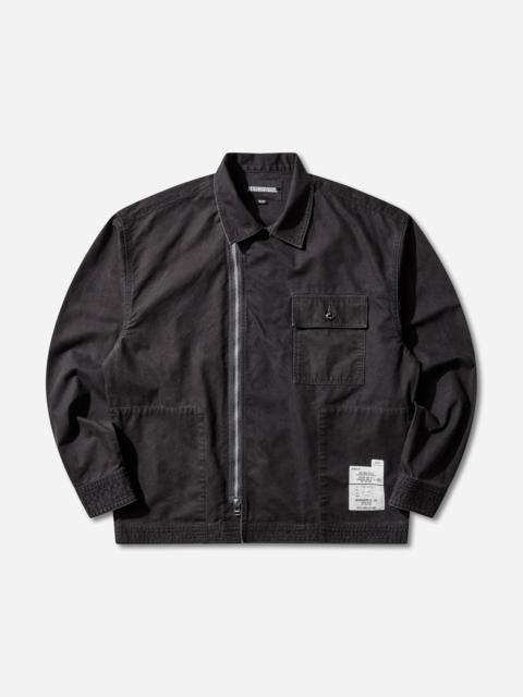 Men's Zip Field Longsleeve Shirt Black