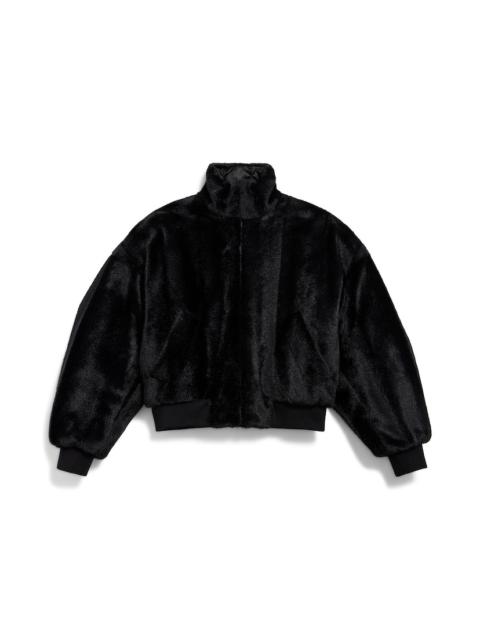 Women's Cropped Jacket in Black