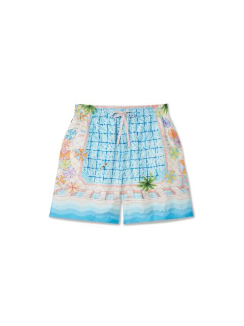 Le Plongeon Silk Shorts