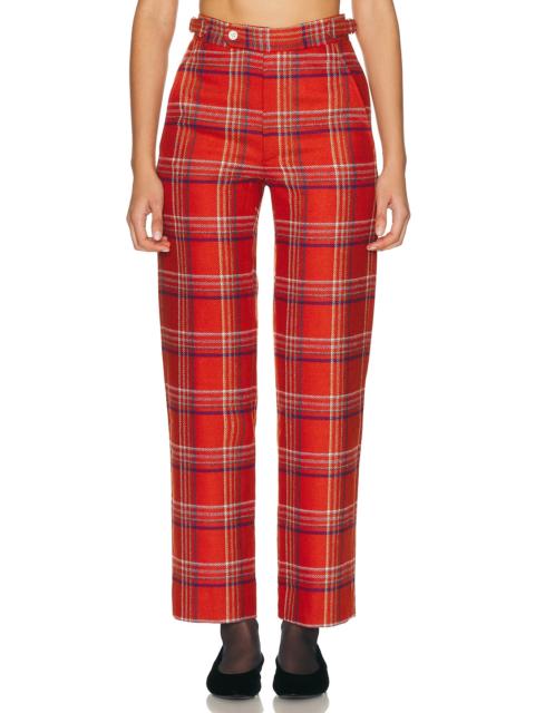Gable Plaid Trouser