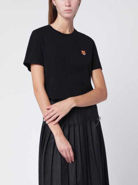 Black T-shirt with logo patch