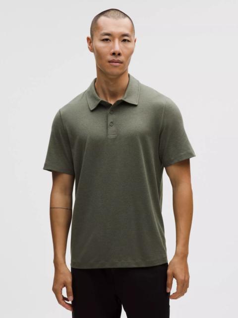 Soft Jersey Short-Sleeve Polo Shirt