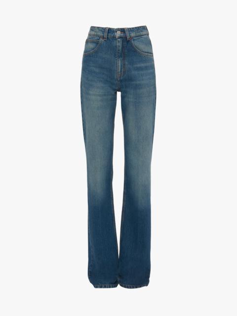 Julia High Waisted Stretch Jean In Mid Blue