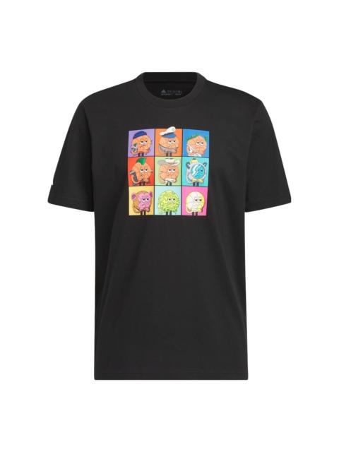 adidas Metaverse Lil' Stripe PFP Tee 'Black' IM4631