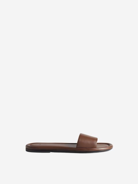 Slide Sandal in Leather