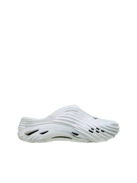 Echo Wave "Marbled White" clogs