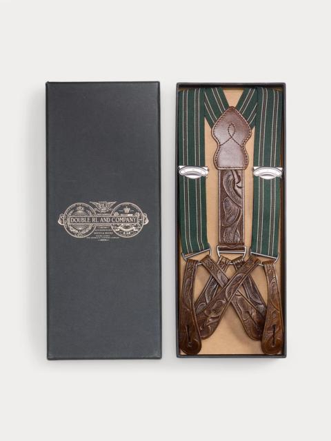 Hand-Tooled Leather Braces