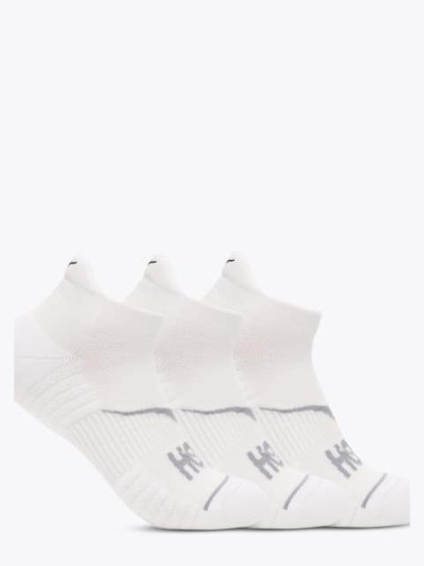 No-Show Run Sock 3-Pack in White/White/White