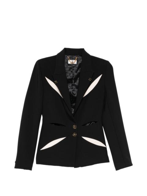 cut-out-detail blazer