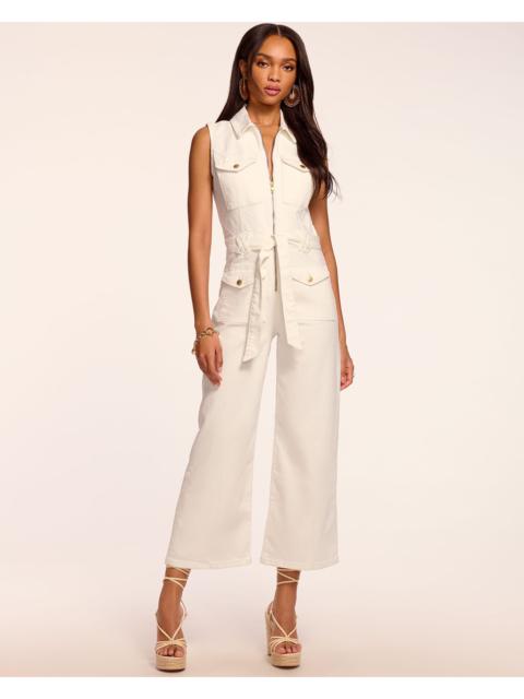 Bell Sleeveless Denim Jumpsuit