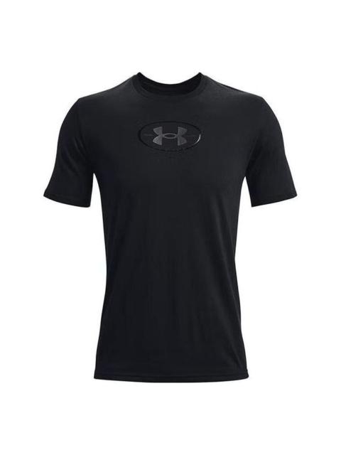 Under Armour Repeat Graphics T-shirt 'Black' 1371264-001