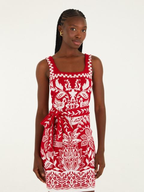 Red Miranda Knit Mini Dress