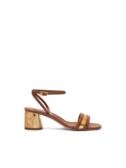 buckle-strap heeled sandals