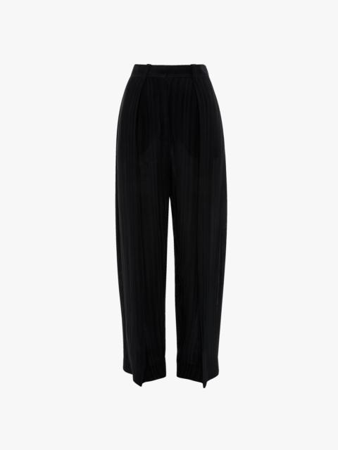 Wide Leg Trouser In Navy