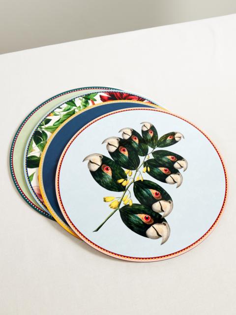 + Beto Val Set Of Four Wood Placemats