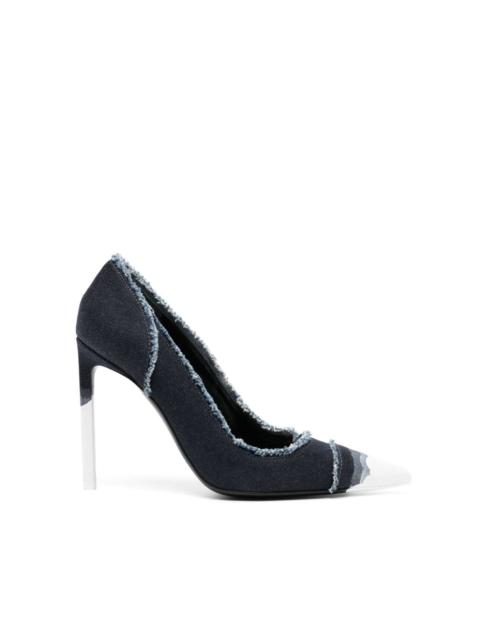 100mm denim pumps