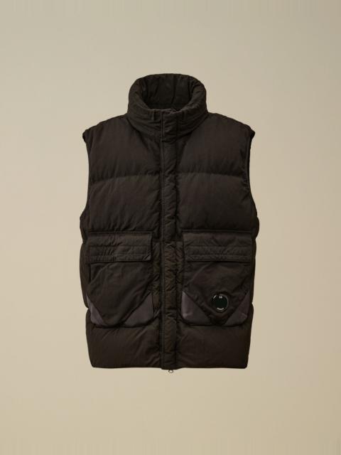 Eco-Chrome R Mixed Hooded Down Gilet