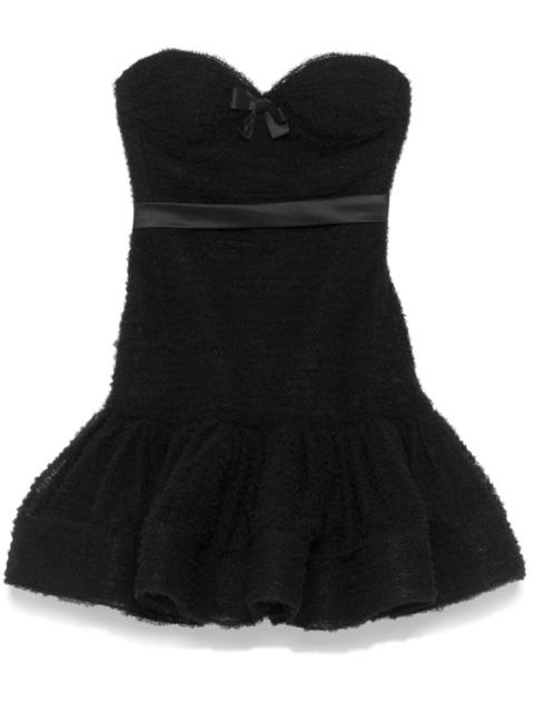 degradé tulle mini dress