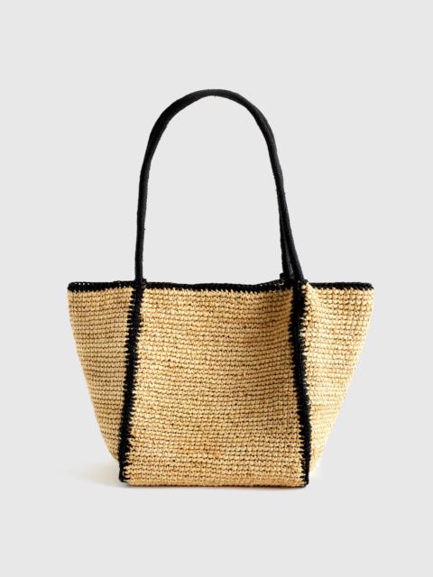 The Lexington Small Tote in Raffia