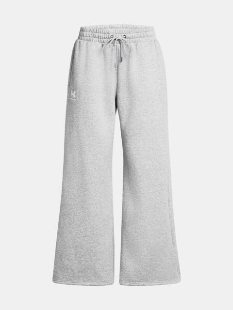 Women's UA Icon Fleece Wide Leg Pants