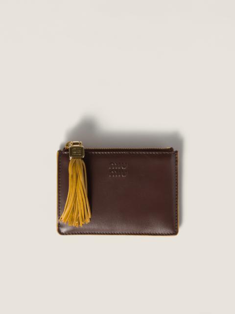 Leather card holder