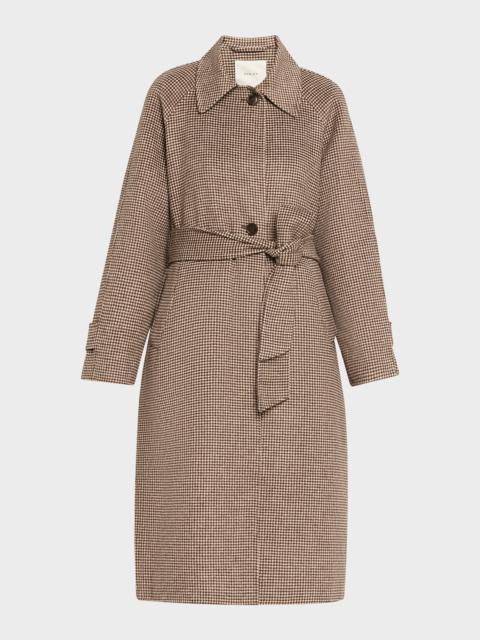 Tomlinson Belted Houndstooth Coat