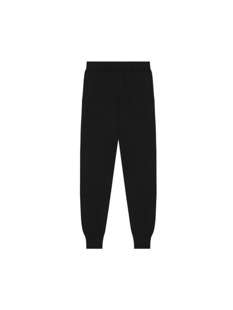 Womens DNA Knitted Track Pants - Black