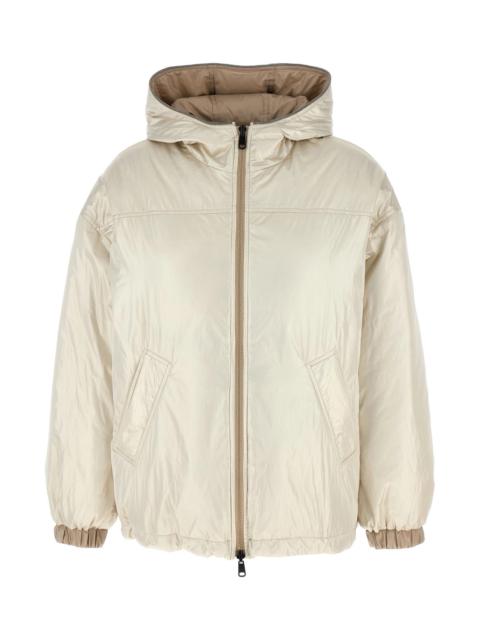 Laminated reversible down jacket
