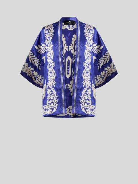 FLORAL JACQUARD KESA ROBE