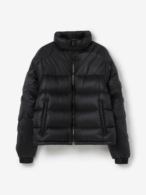 Logo Quilted Nylon Puffer Jacket