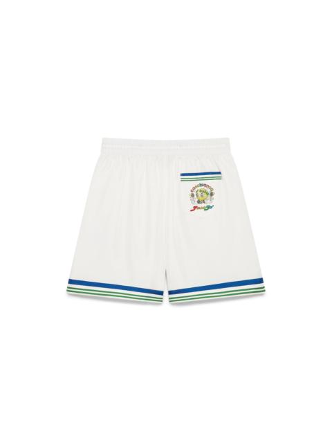 Tennis Club Icon Silk Twill Shorts | Casablanca Paris
