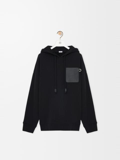 Relaxed fit hoodie in cotton