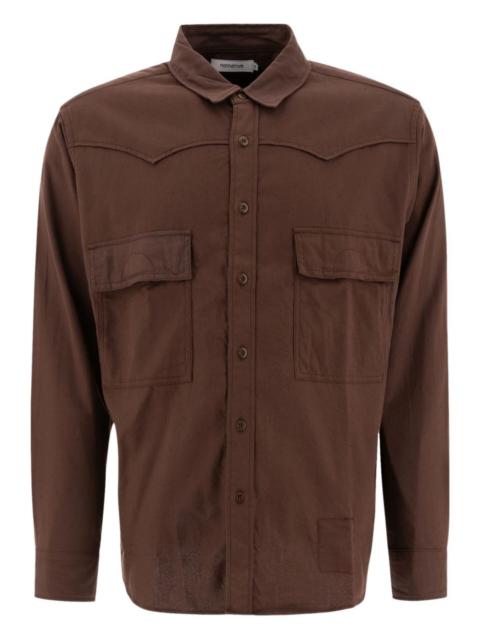 double-pocket western shirt