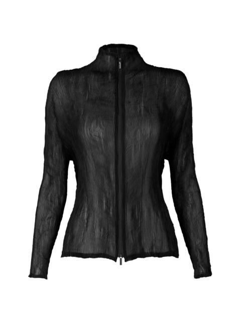 CHIFFON TWIST BK/WT-46 TOP