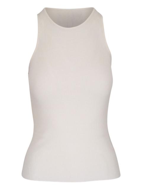 ribbed sleeveless top