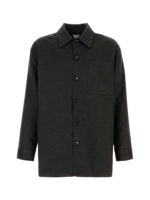 Dark Grey Flannel Shirt