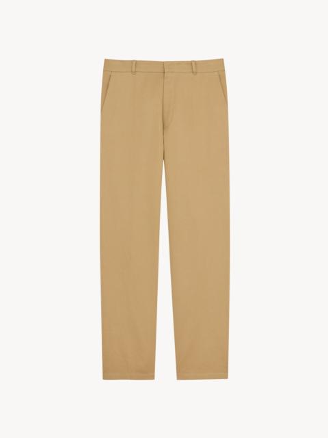 CHINOS IN COTTON GABARDINE