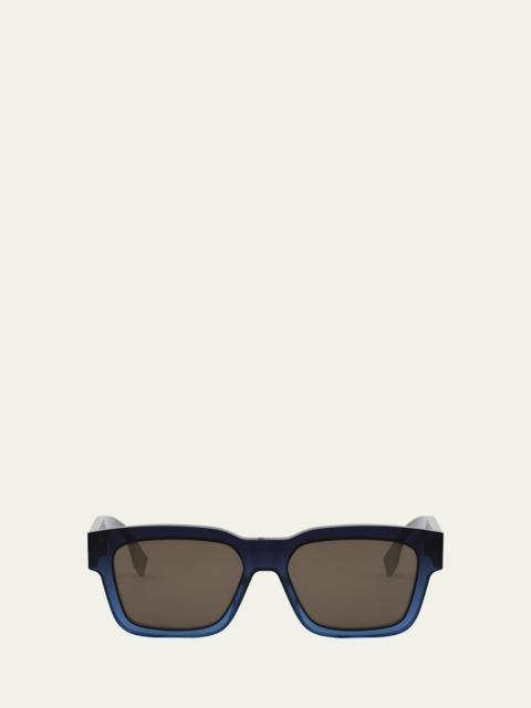Men's O'Lock Acetate Rectangle Sunglasses