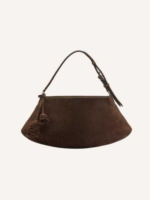 Maya bag in brown suede