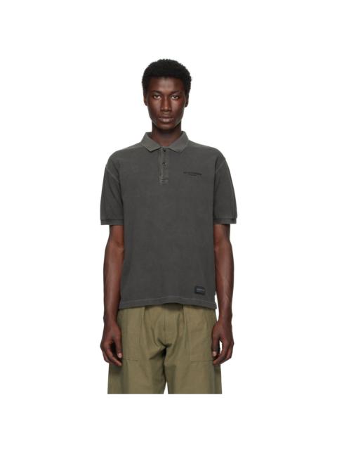 Gray Pigment Dyed S/S Polo