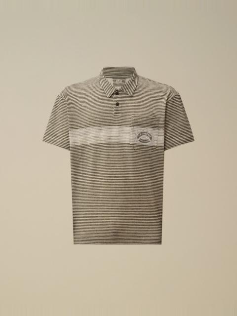Printed Jersey 20/1 Short Sleeve Logo Polo