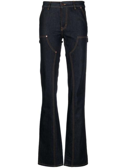 bootcut carpenter denim jeans