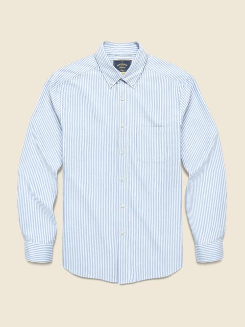 Belavista Brushed Oxford Shirt - Blue Stripe