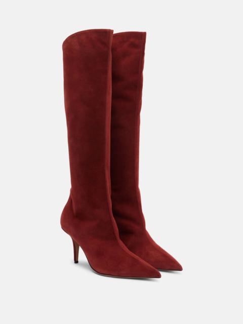 Jessica 75 suede knee-high boots