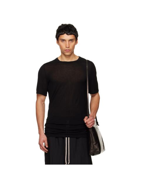 Black Temple Level Silk T-shirt
