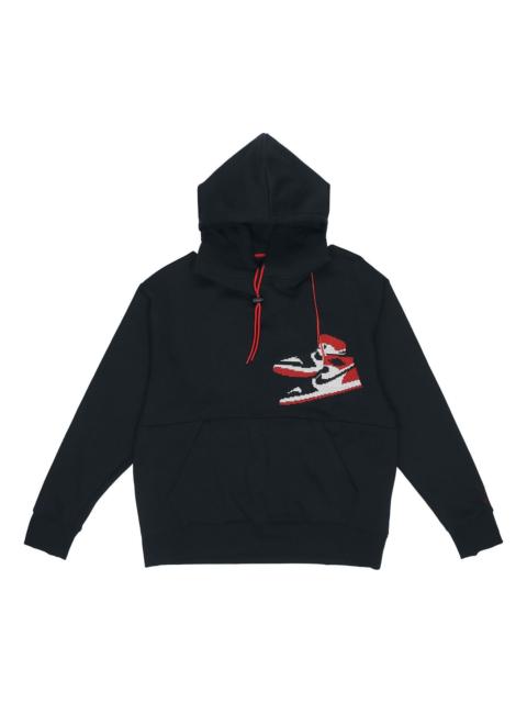 Air Jordan Jumpman Holiday Casual Sports Fleece Lined Black CT3458-010