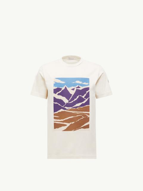 Mountain Print Cotton T-Shirt